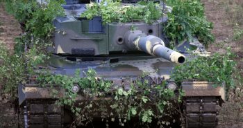 Magyar Leopard 2A4 a Brave Warrior 2022 hadgyakorlaton